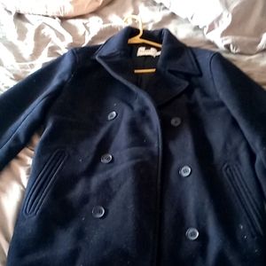 Small mens navy peacoat